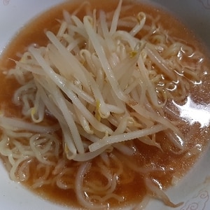 もやし醤油ラーメン